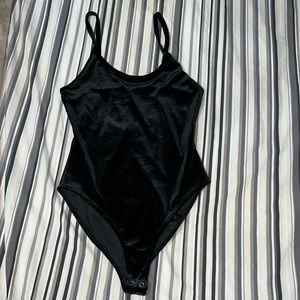 NWT Velevt Bodysuit